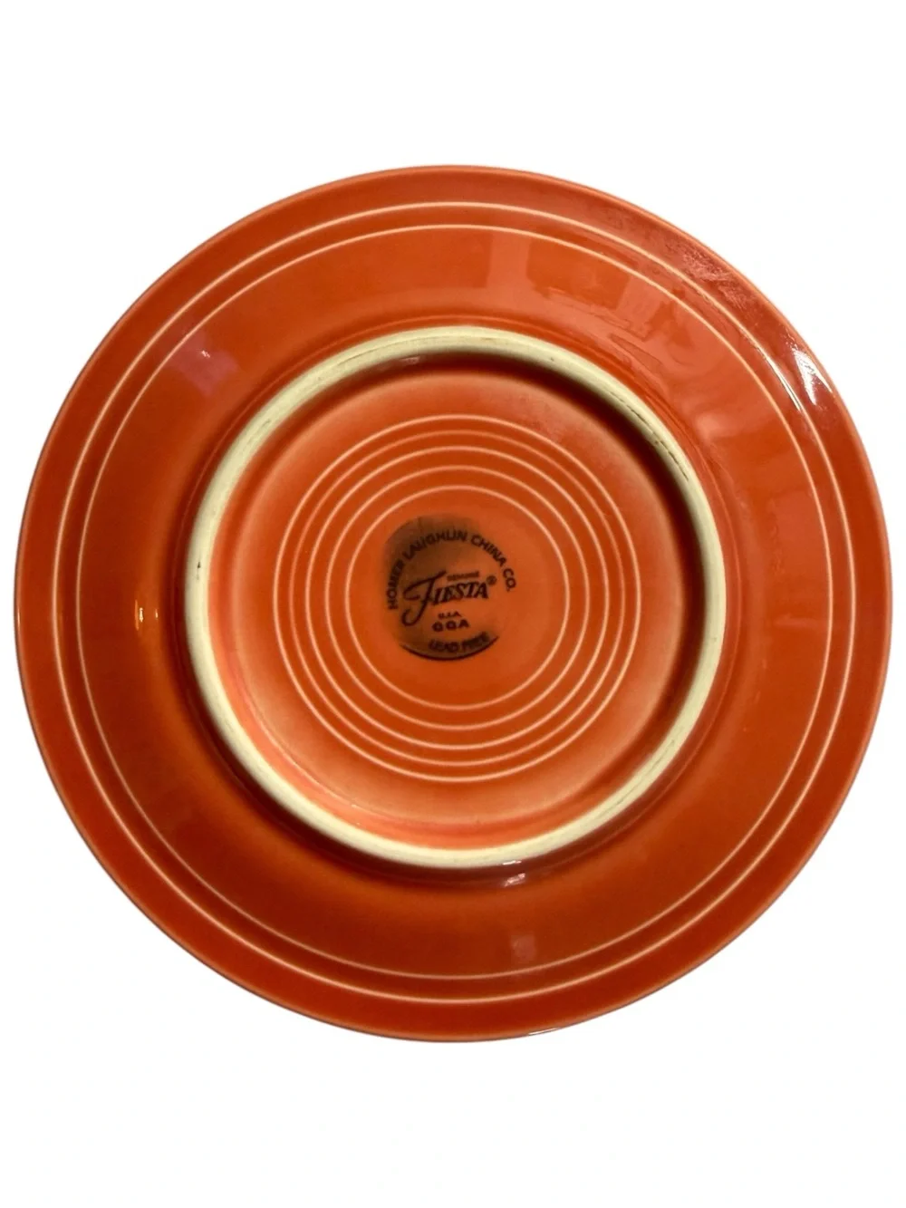 Fiesta Orange Salad Plates - Set of 4